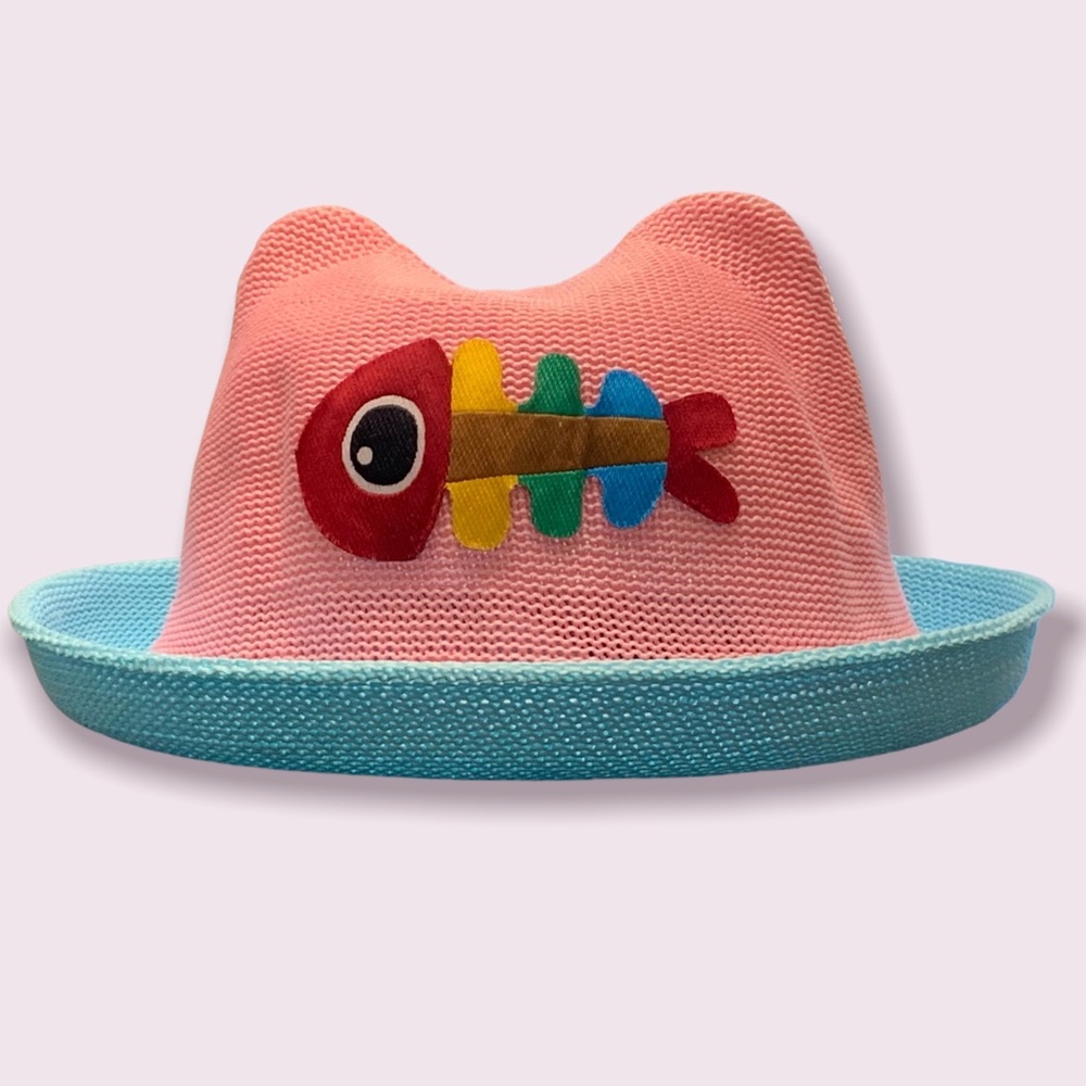 Lucky 7 USA Kids Pink Fedora Hat